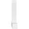 Ekena Millwork Portland Architectural Grade PVC Gable Bracket, 36"W x 24"H x 4"D x 4"F, 16/12 Pitch GBP036X24X0404POR00 - alternate 3